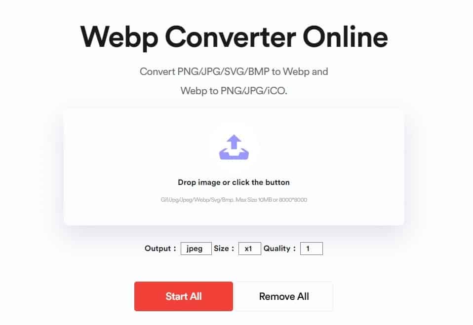 Vertexshare WebP Converter Online
