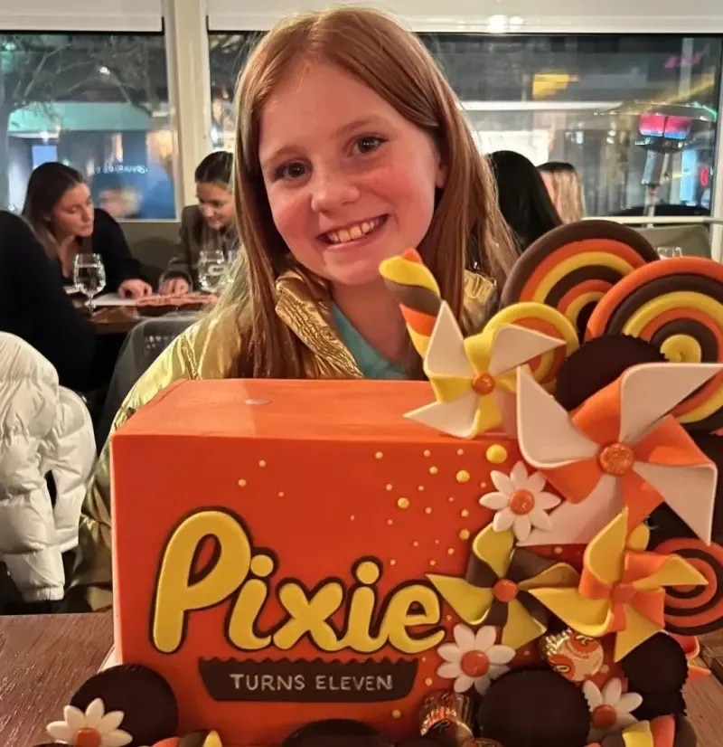A popular internet personality, Pixie Curtis, just turned 12 years old, but in reality, she holds the position of CEO in a toy company. (Image from Pixie Curtis's Instagram)
